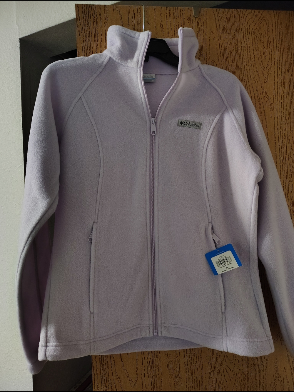 Columbia Lavender Full-Zip Fleece Jacket